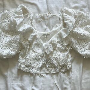 For Love and Lemons Cassie Crop Top